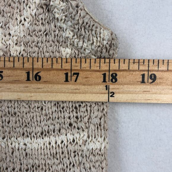 Gar-De Beige Cream Print Sleeveless Top/Vest  Women’s Size Small EUC - Picture 4 of 10